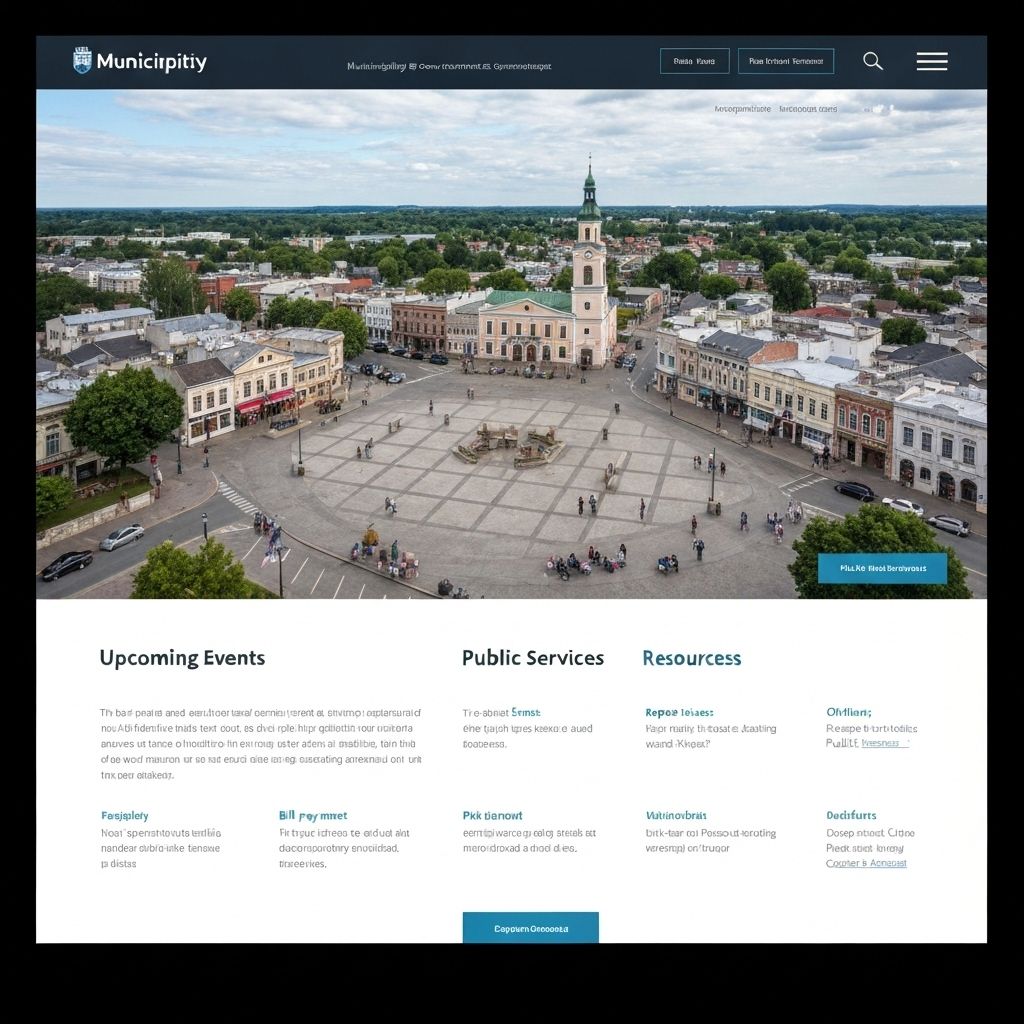 Development of Institutional Website (Municipality)